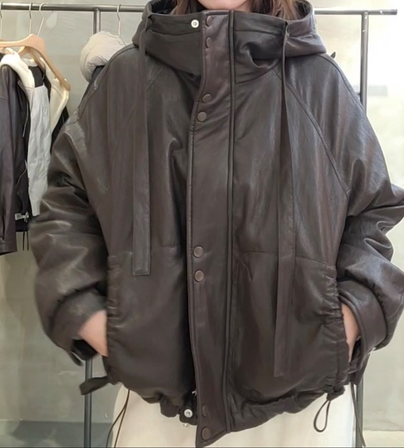 SIMPLE PARK/WMSTORY韓國代購㊣女士新款人氣推薦夾克皮革WMSTORY/SIMPLE PARK夾克圖色1
