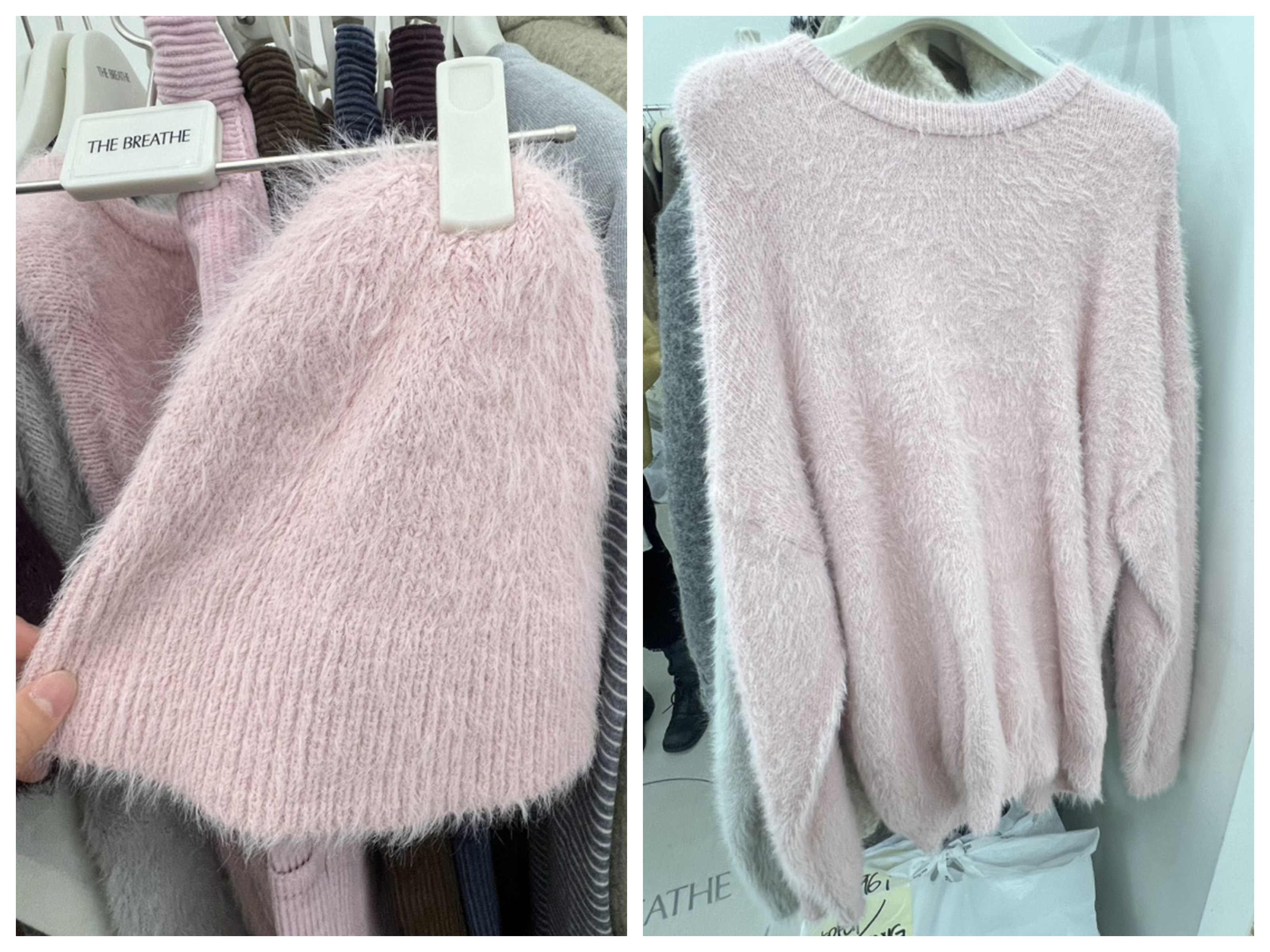 BREATHE韓國直郵㊣女士新款時尚真品25秋冬熱賣人氣套裝含帽子BREATHE套裝圖色2