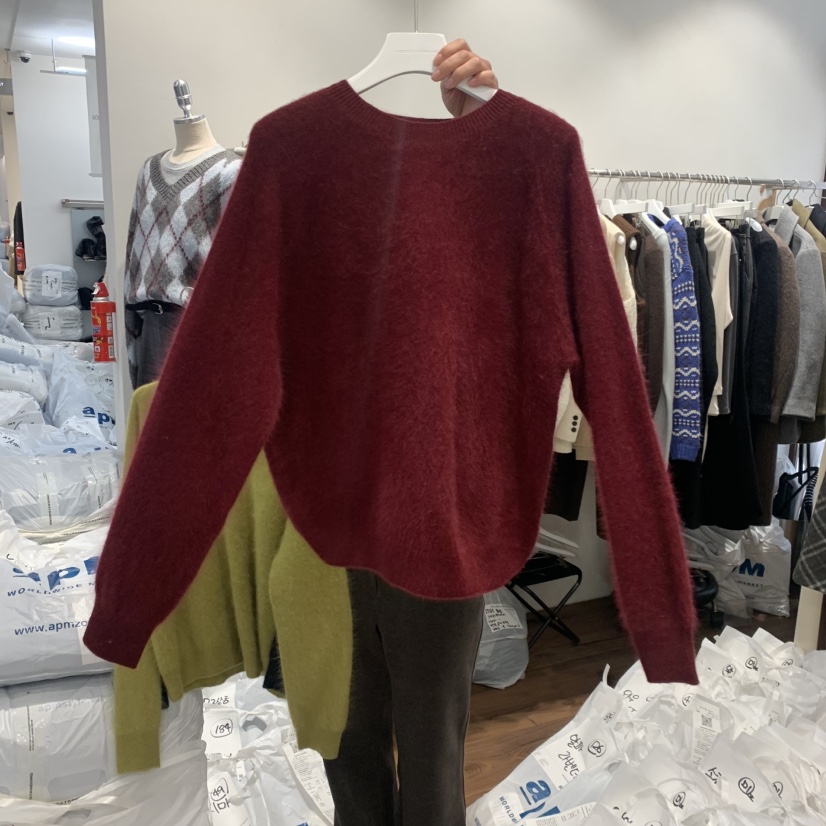 UNDERSTANDING東大門㊣實拍女裝新款休閑職業真品毛衣安哥拉UNDERSTANDING毛衣圖色3