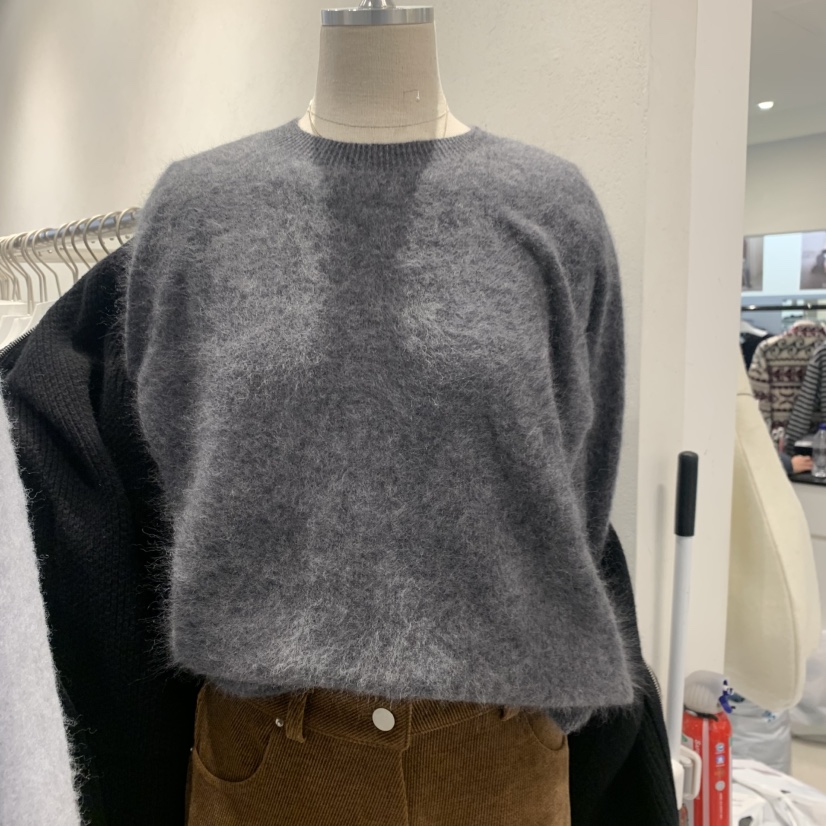 UNDERSTANDING東大門㊣實拍女裝新款休閑職業真品毛衣安哥拉UNDERSTANDING毛衣圖色4