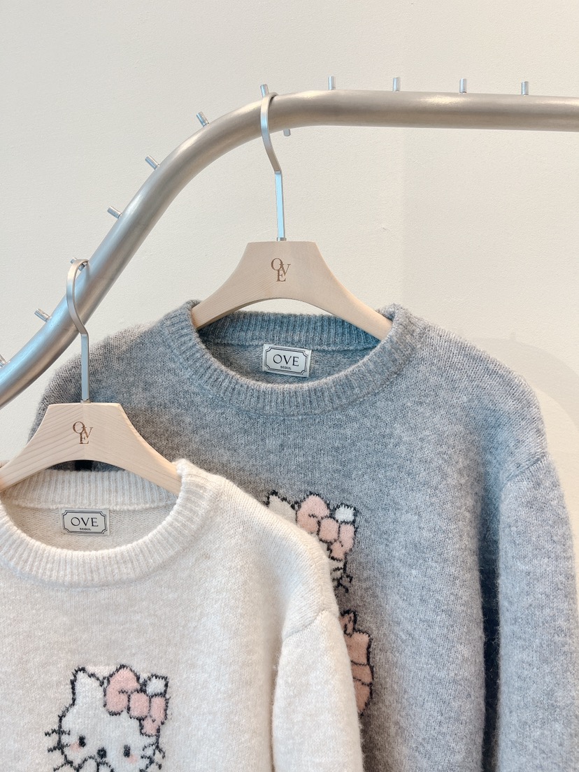 OVE東大門㊣代購女士新款推薦人氣25秋冬真品熱賣休閑針織衫OVE針織衫