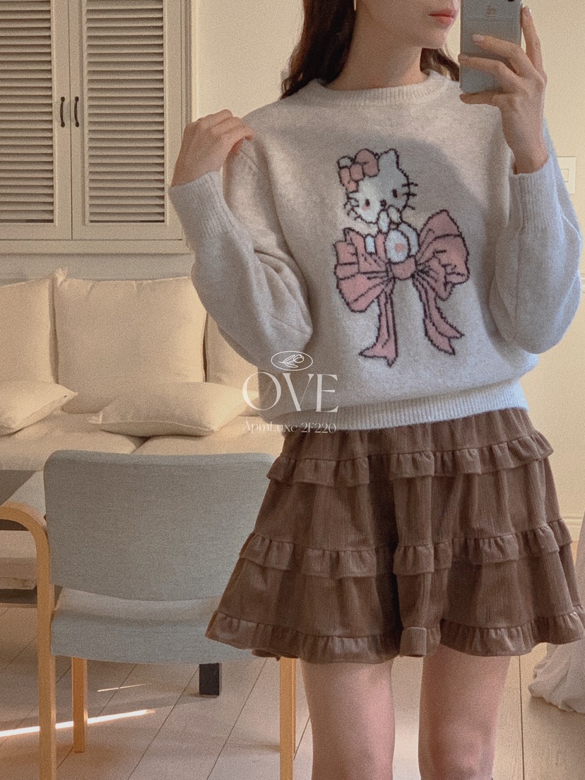 OVE東大門㊣代購女士新款推薦人氣25秋冬真品熱賣休閑針織衫OVE針織衫