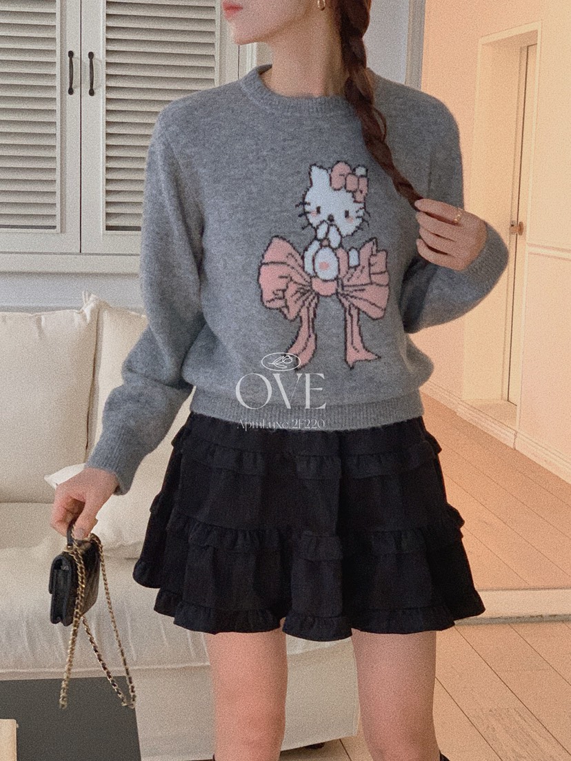 OVE東大門㊣代購女士新款推薦人氣25秋冬真品熱賣休閑針織衫OVE針織衫