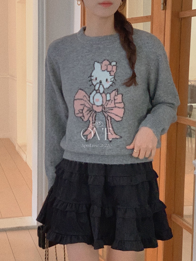 OVE東大門㊣代購女士新款推薦人氣25秋冬真品熱賣休閑針織衫OVE針織衫