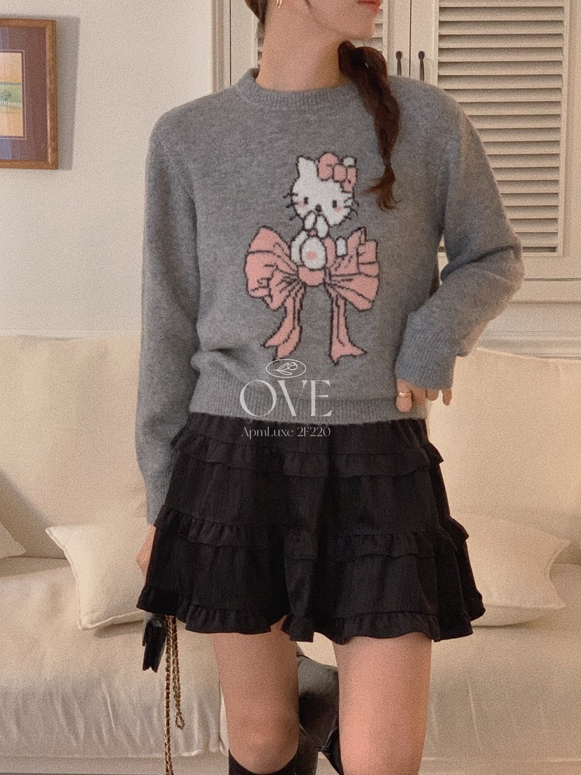 OVE東大門㊣代購女士新款推薦人氣25秋冬真品熱賣休閑針織衫OVE針織衫