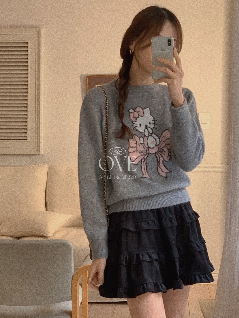 OVE東大門㊣代購女士新款推薦人氣25秋冬真品熱賣休閑針織衫OVE針織衫