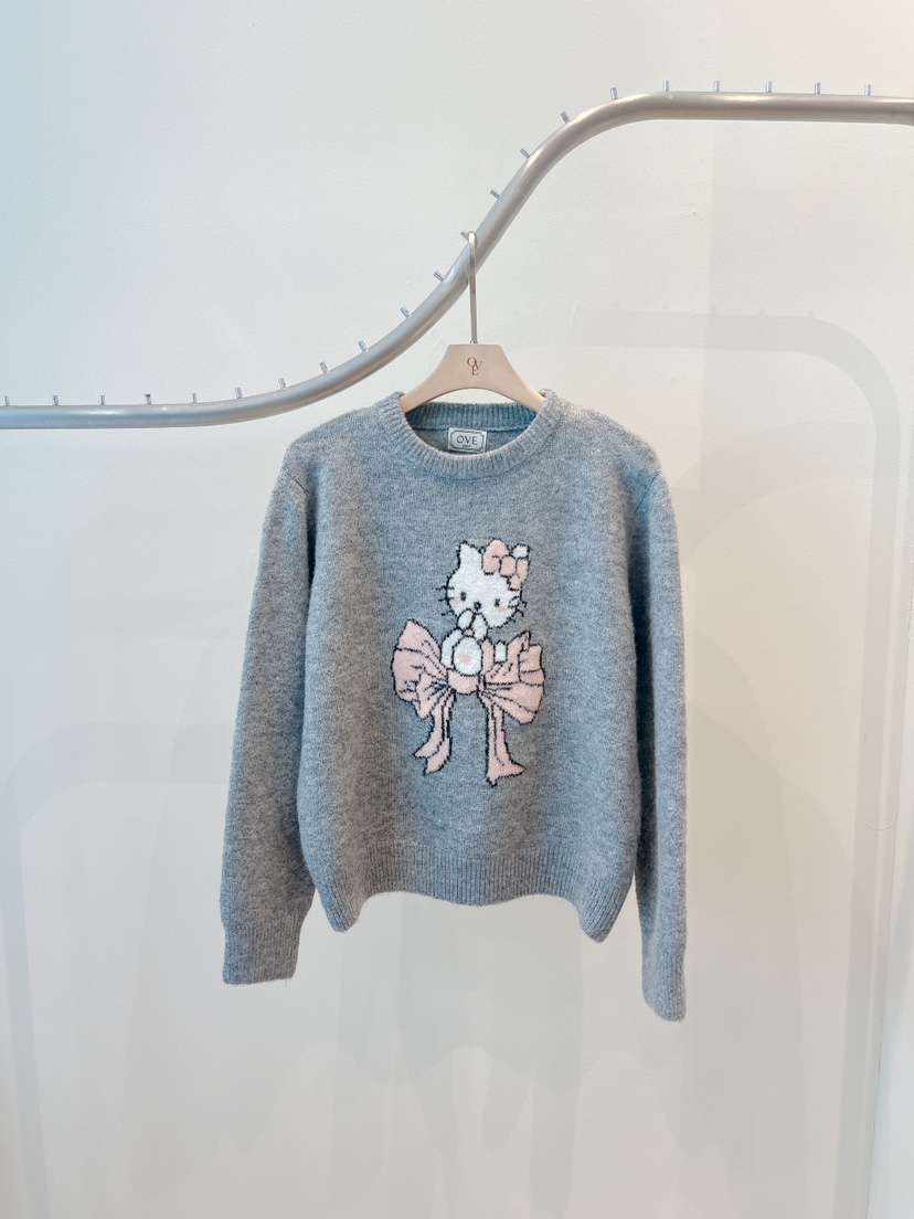 OVE東大門㊣代購女士新款推薦人氣25秋冬真品熱賣休閑針織衫OVE針織衫圖色2