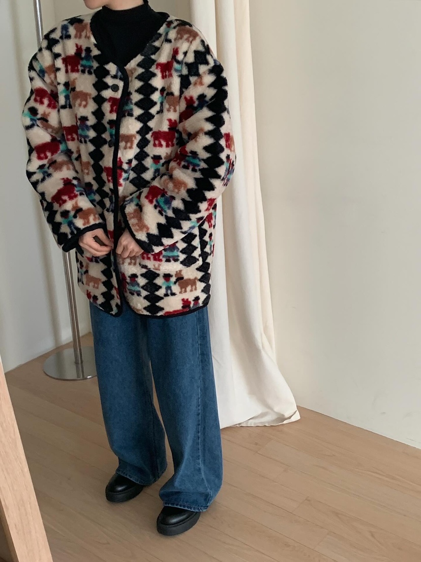 LOVE MY SANTA東大門㊣代購女士新款推薦25秋冬職業休閑夾克Santa/LOVE MY SANTA夾克