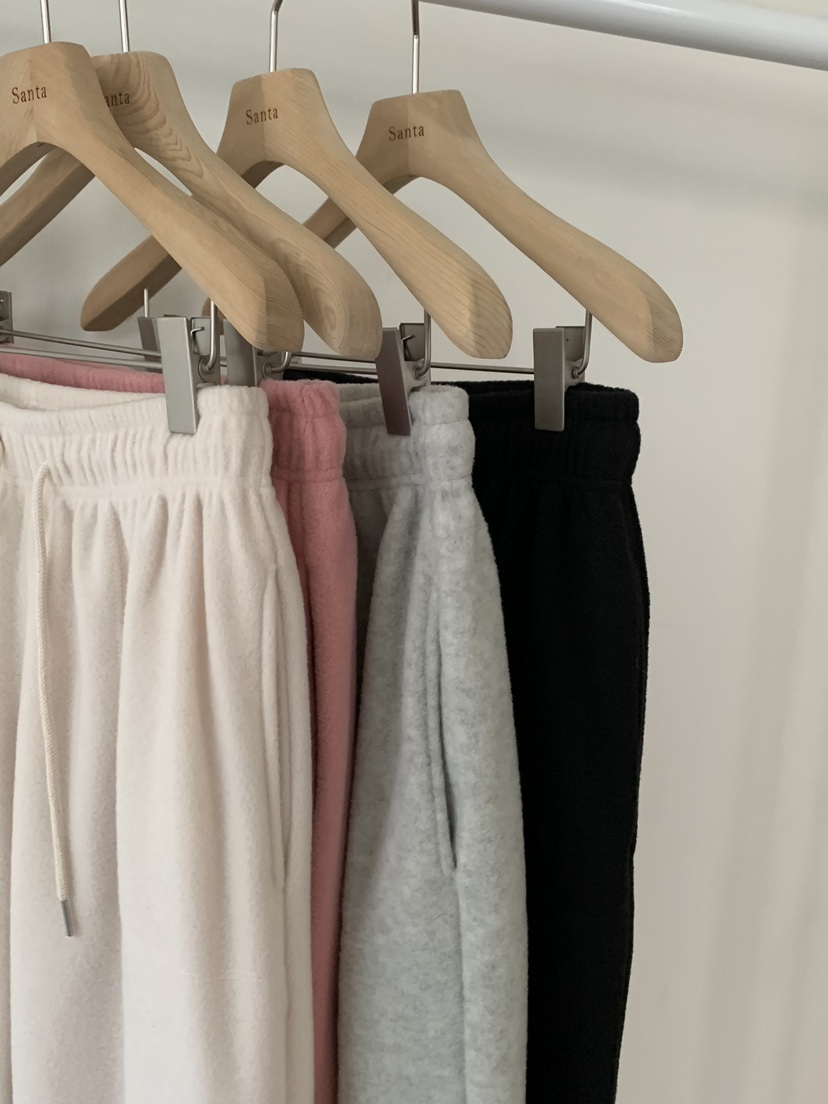 LOVE MY SANTA東大門㊣實拍女士新款熱賣時尚25秋冬休閑褲抓絨Santa/LOVE MY SANTA休閑褲