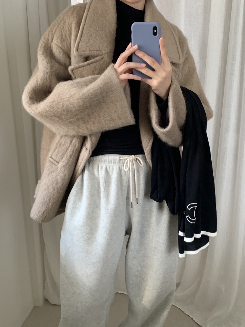 LOVE MY SANTA東大門㊣實拍女士新款熱賣時尚25秋冬休閑褲抓絨Santa/LOVE MY SANTA休閑褲