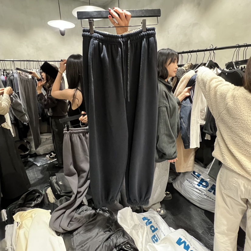 TUG韓國直郵㊣女士新款熱賣推薦真品時尚人氣25秋冬休閑褲加絨TUG休閑褲圖色2