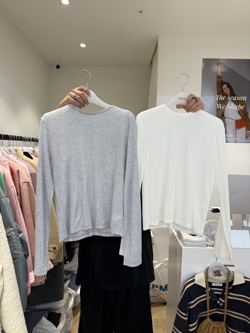 RUMIRU/AWEAR東大門㊣直郵女裝新品休閑時尚真品熱賣長袖T恤awear/RUMIRU長袖T恤