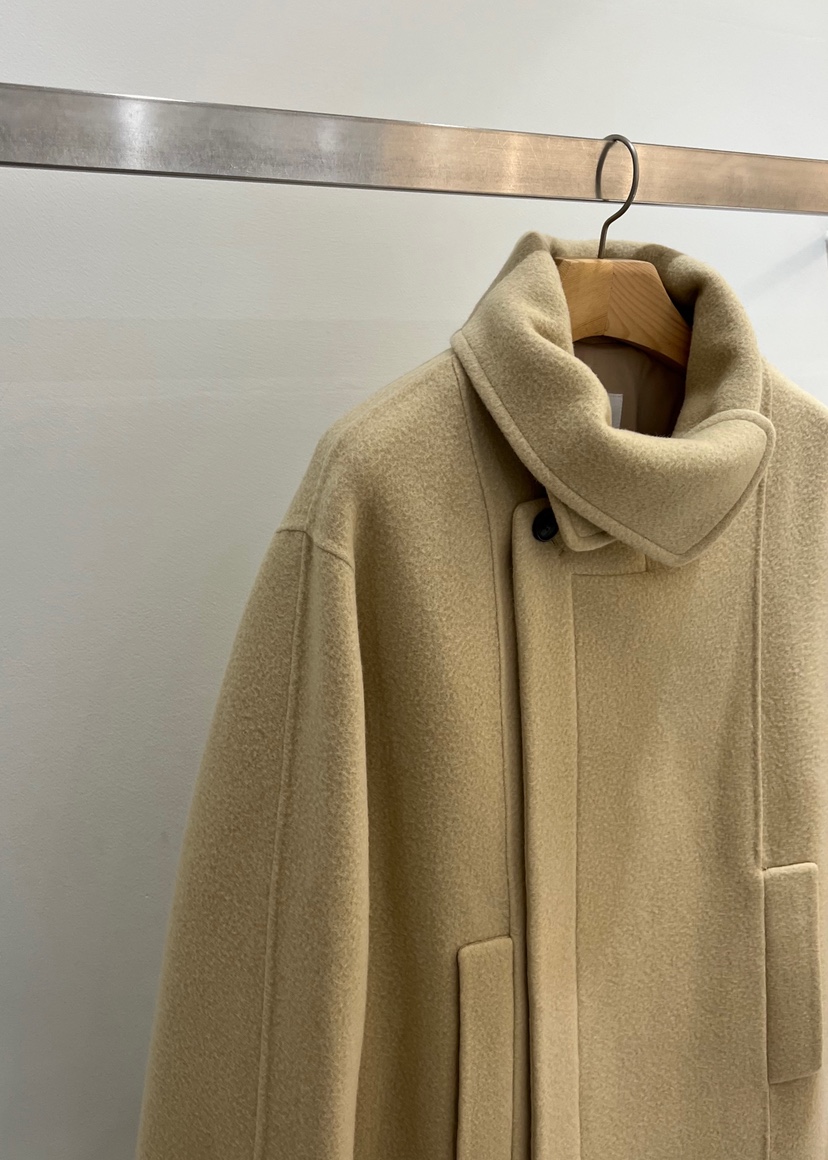 ONESTASTE東大門㊣代購女士新款職業人氣25秋冬中長款大衣高領TASTE/ONESTASTE中長款大衣