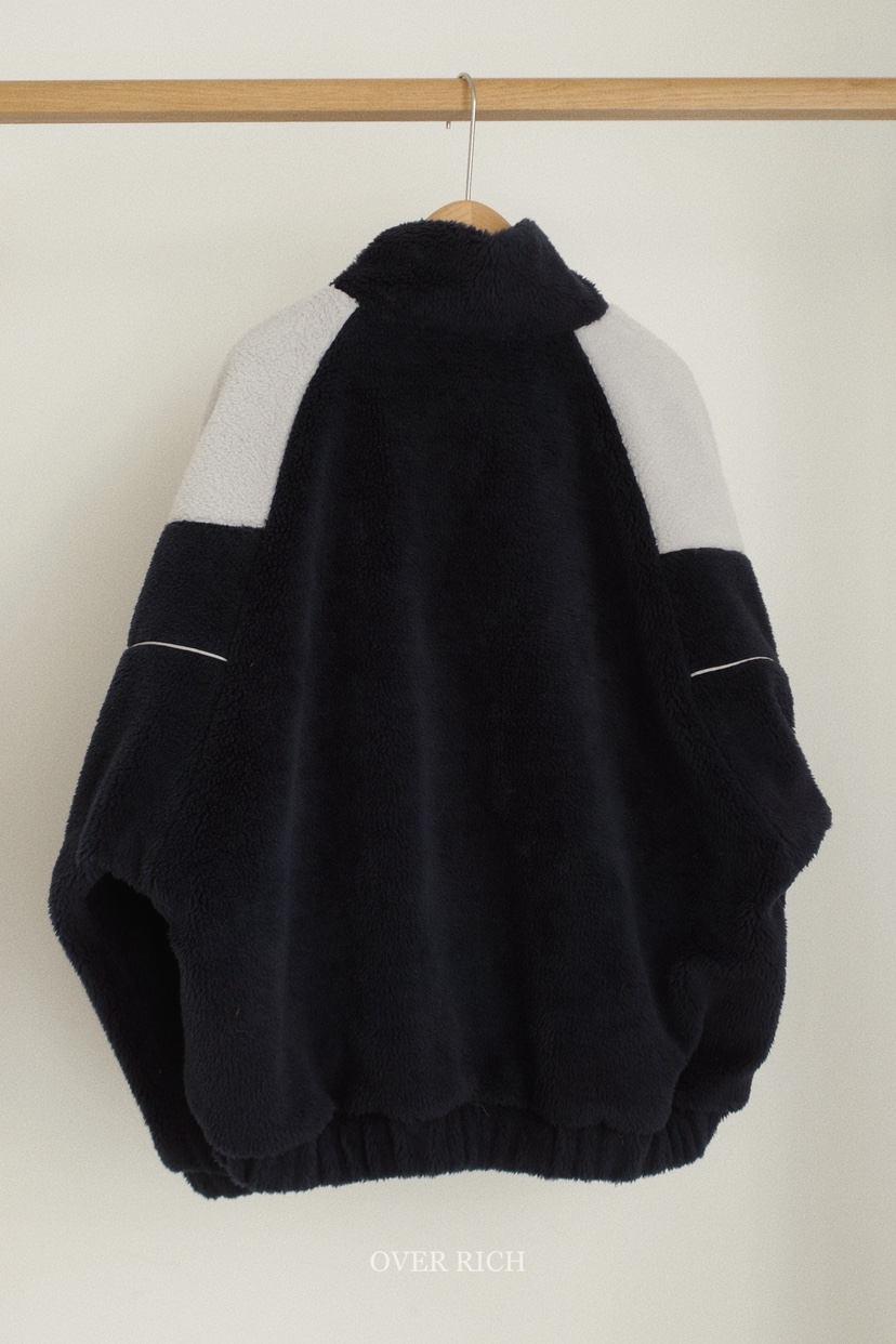 OVER RICH東大門㊣直郵女裝新款休閑熱賣時尚夾克抓絨拉鏈OVER RICH夾克