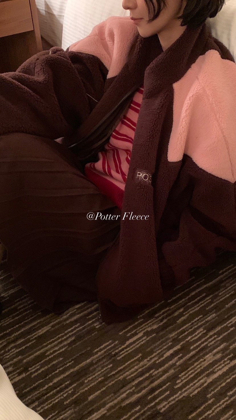 OVER RICH東大門㊣直郵女裝新款休閑熱賣時尚夾克抓絨拉鏈OVER RICH夾克