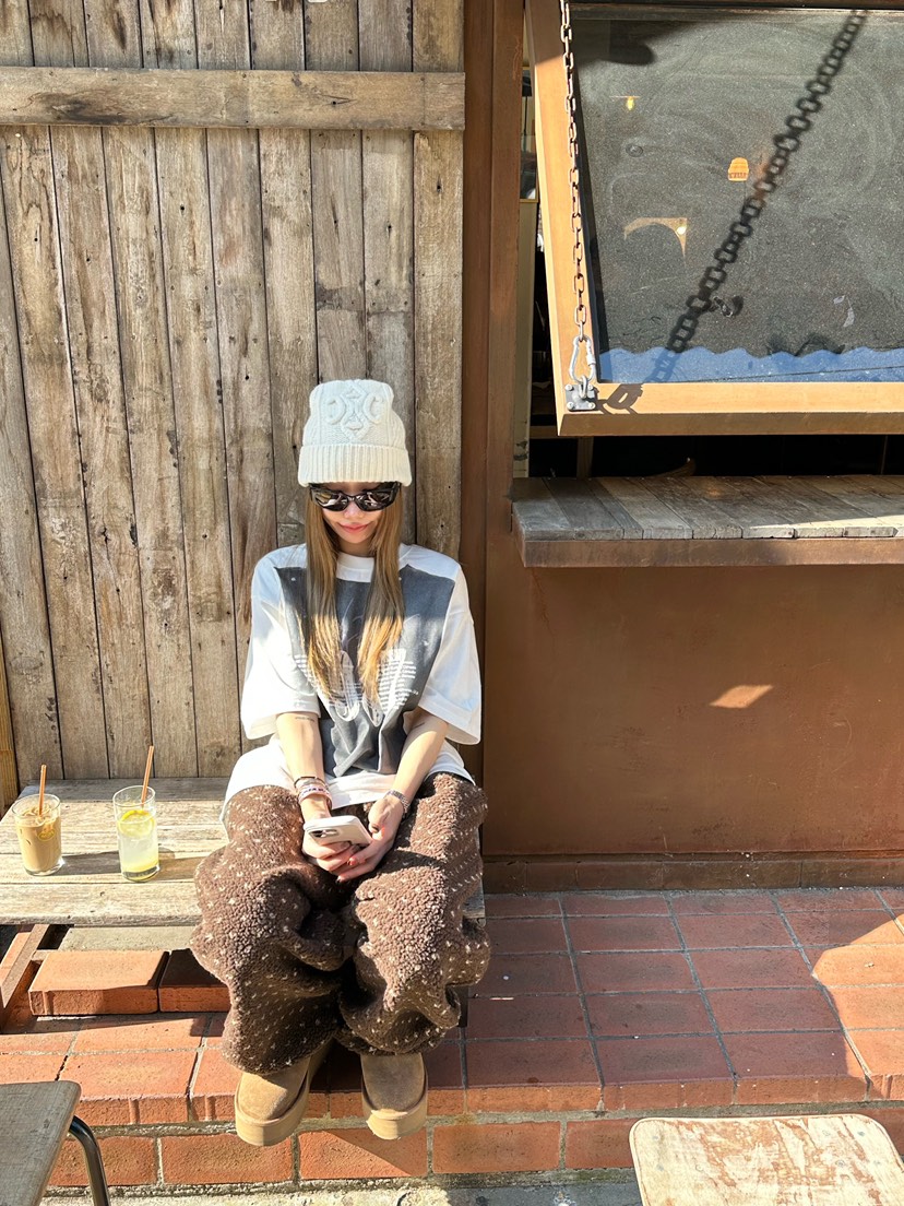 ZEROZERO東大門㊣代購女裝新品時尚熱賣休閑推薦25秋冬T恤抓絨ZEROZEROT恤