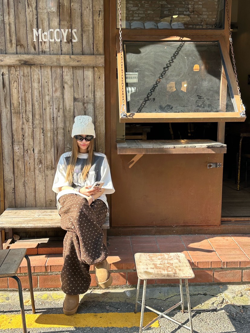 ZEROZERO東大門㊣代購女裝新品時尚熱賣休閑推薦25秋冬T恤抓絨ZEROZEROT恤