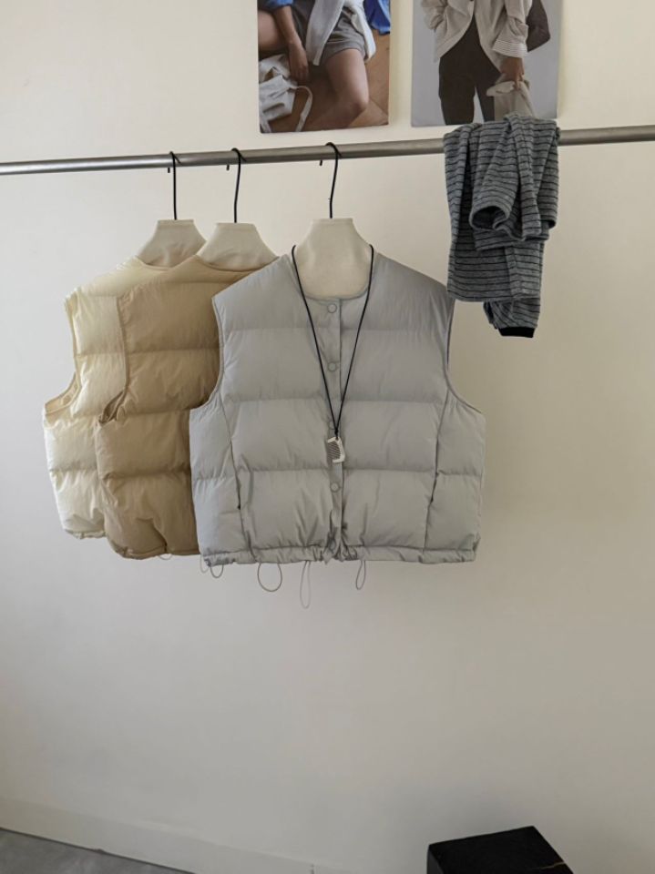 STAY HERE東大門㊣代購女士新款休閑真品馬甲不含內搭填充STAY HERE馬甲