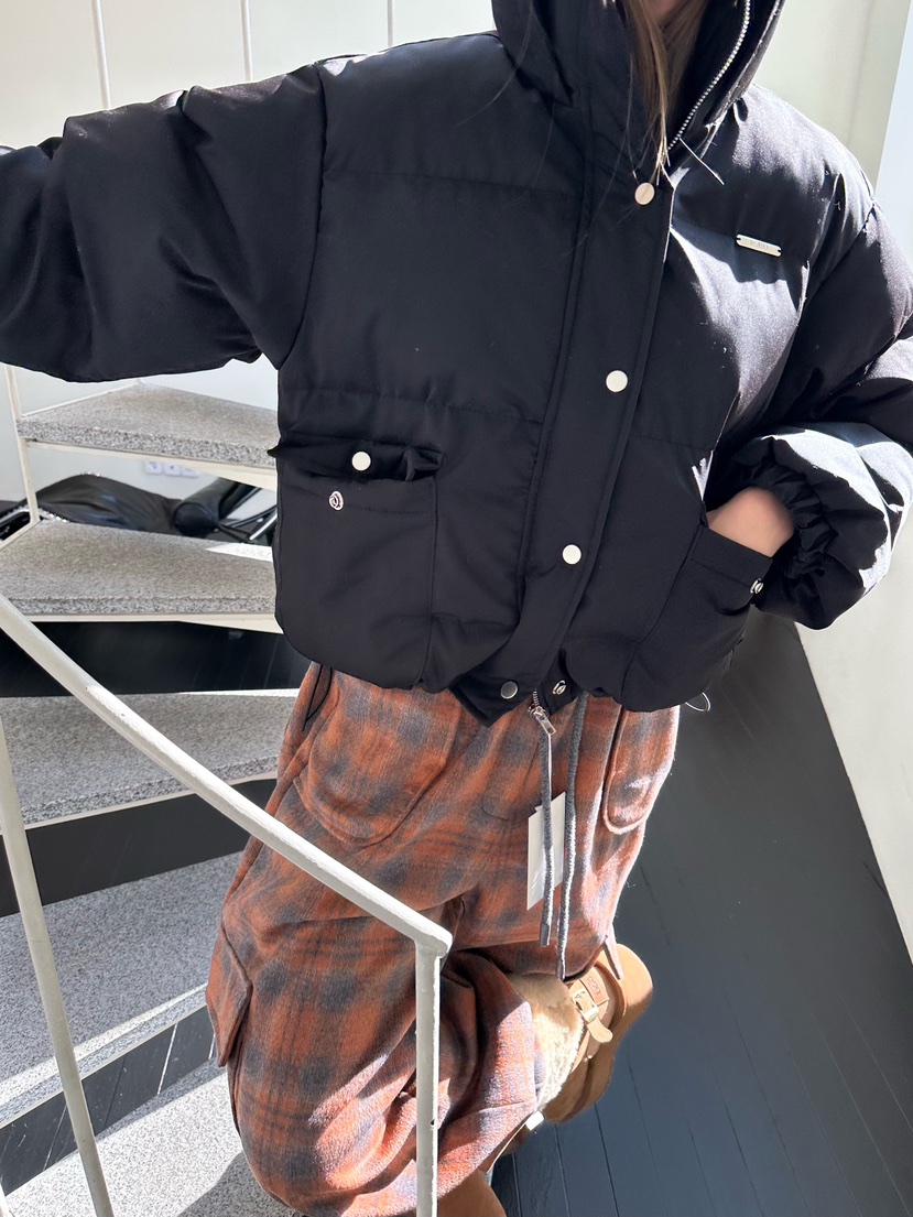 ZEROZERO東大門㊣實拍女裝新款25秋冬休閑褲工裝褲羊毛格紋ZEROZERO休閑褲