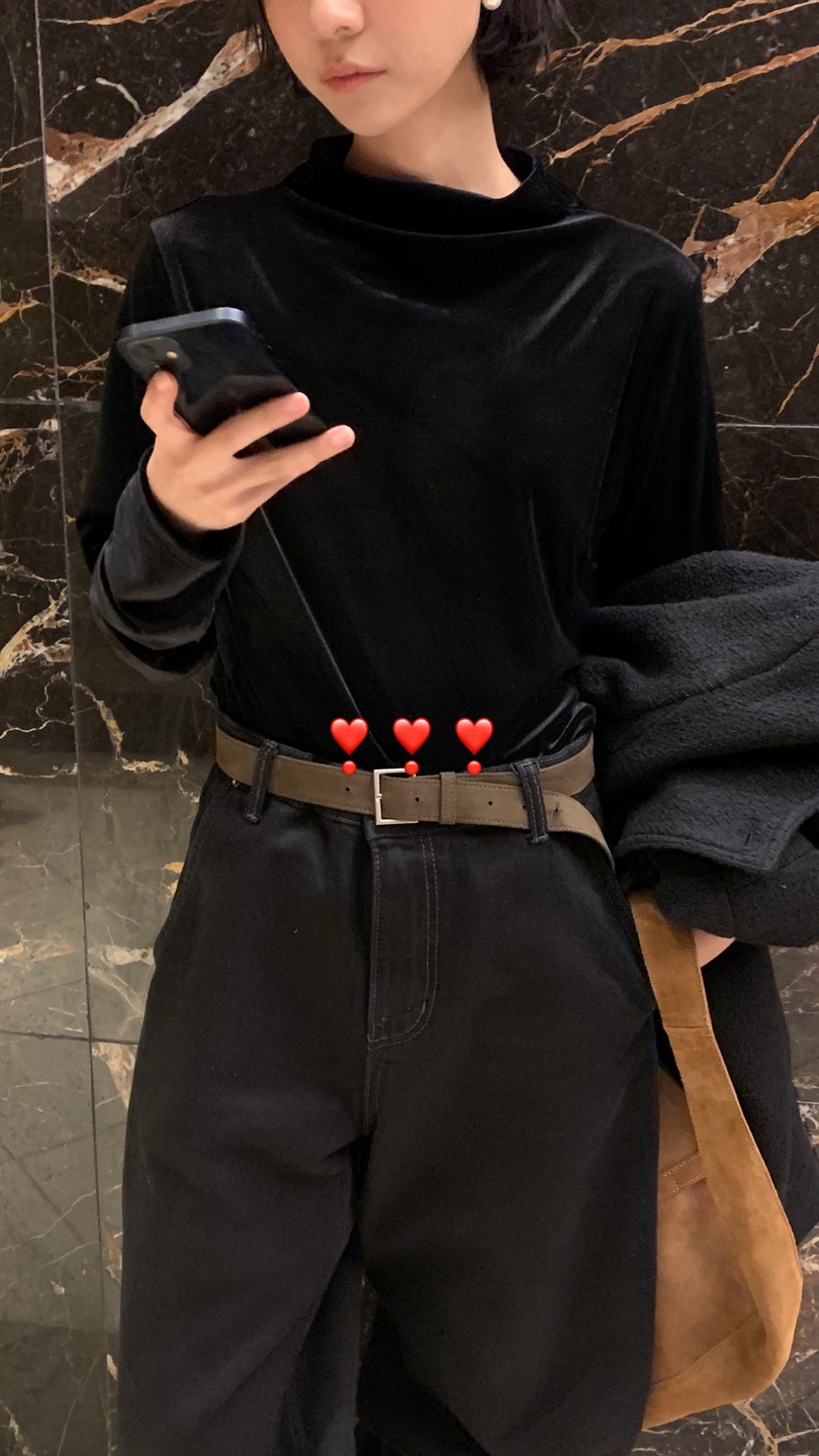 OVER RICH東大門㊣實拍女士新款職業時尚真品長袖T恤天鵝絨OVER RICH長袖T恤