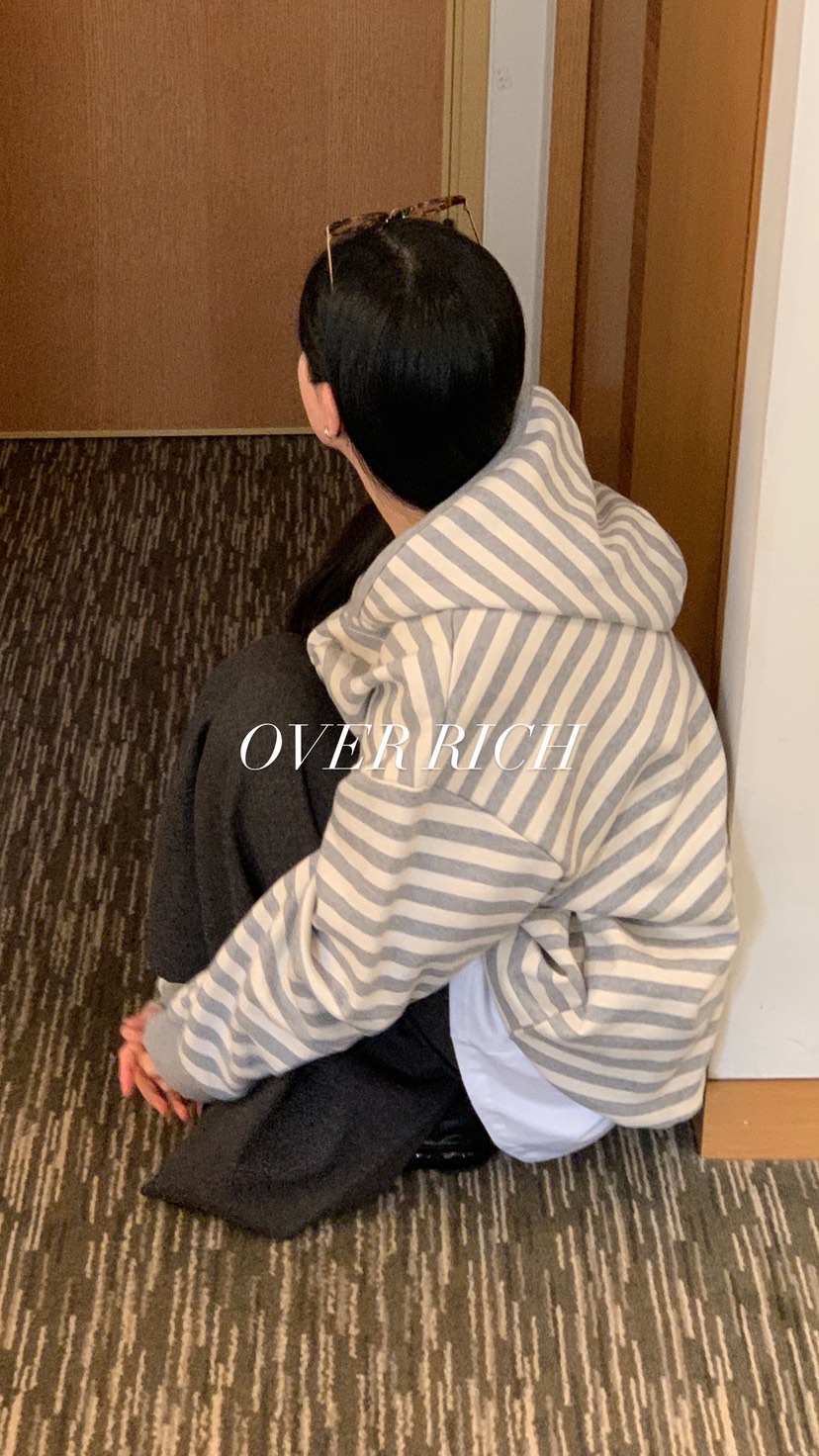 OVER RICH東大門㊣代購女士新品休閑人氣25秋冬推薦時尚衛衣OVER RICH衛衣