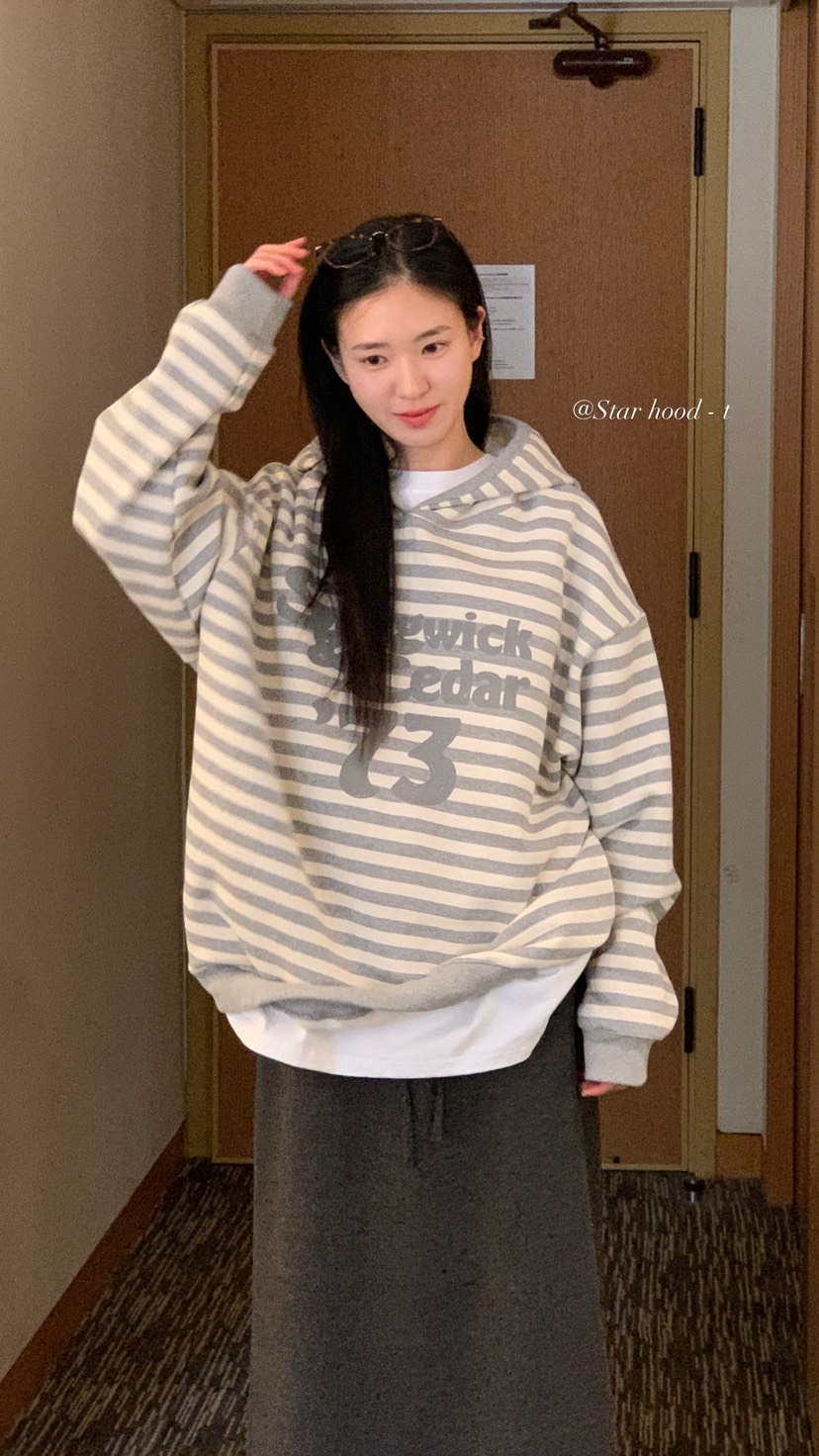 OVER RICH東大門㊣代購女士新品休閑人氣25秋冬推薦時尚衛衣OVER RICH衛衣