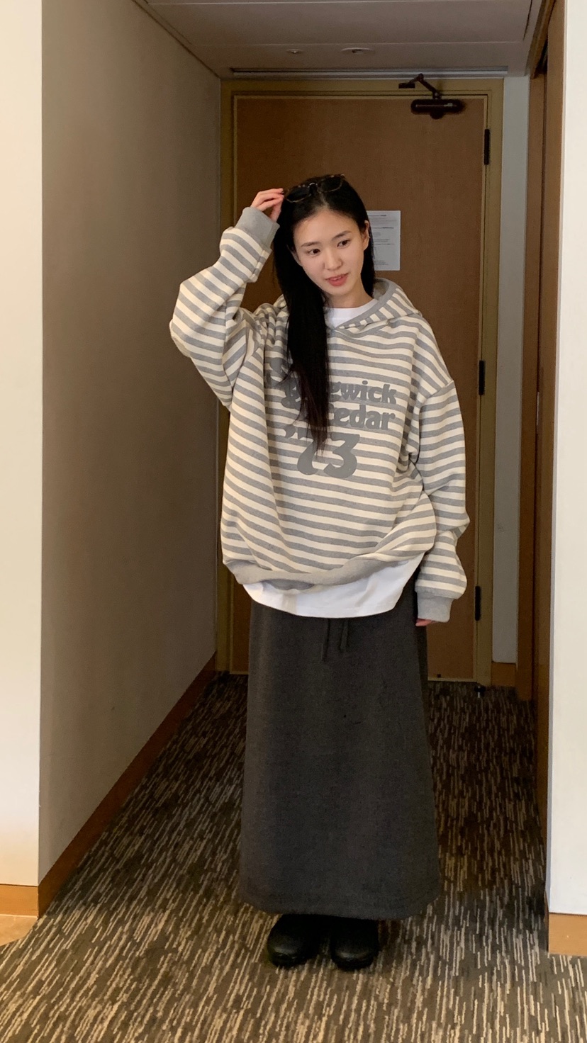 OVER RICH東大門㊣代購女士新品休閑人氣25秋冬推薦時尚衛衣OVER RICH衛衣