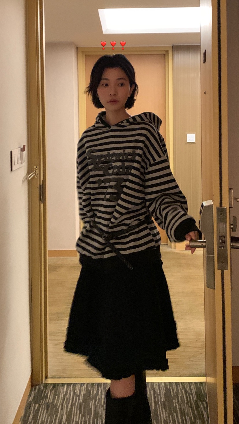 OVER RICH東大門㊣代購女士新品休閑人氣25秋冬推薦時尚衛衣OVER RICH衛衣