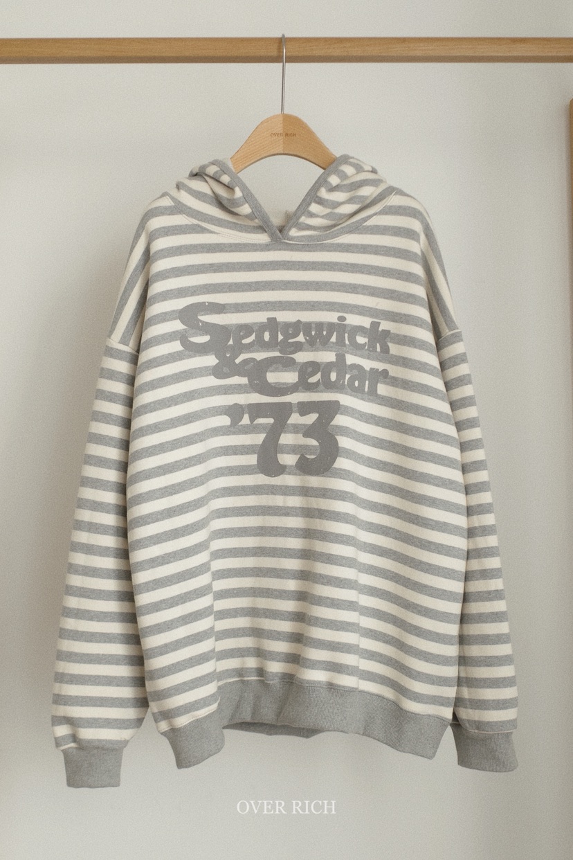 OVER RICH東大門㊣代購女士新品休閑人氣25秋冬推薦時尚衛衣OVER RICH衛衣圖色1