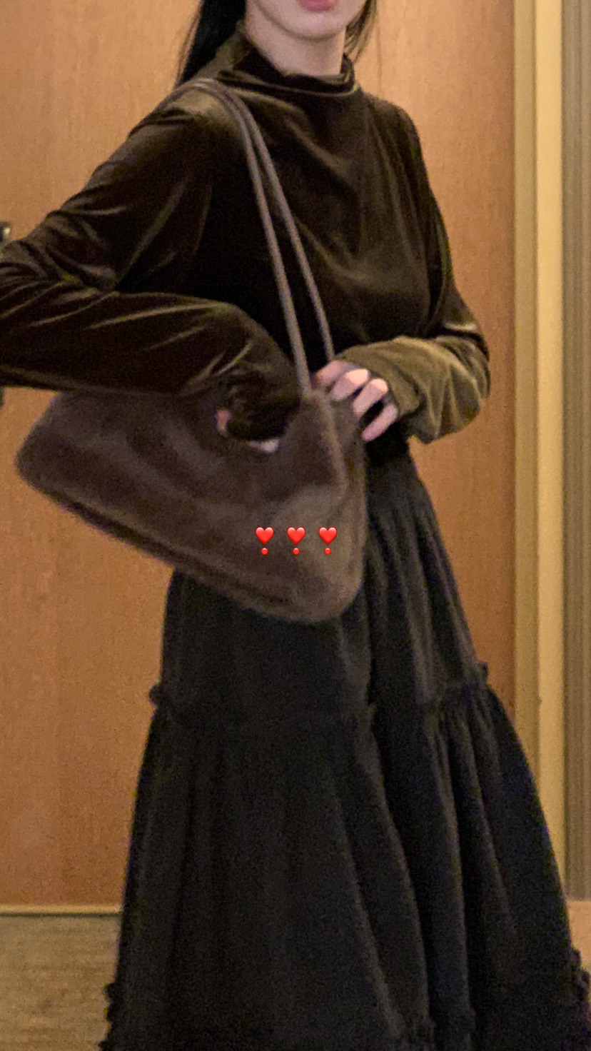 OVER RICH東大門㊣直郵女士新款人氣推薦半身裙中短裙羊毛OVER RICH半身裙/中短裙