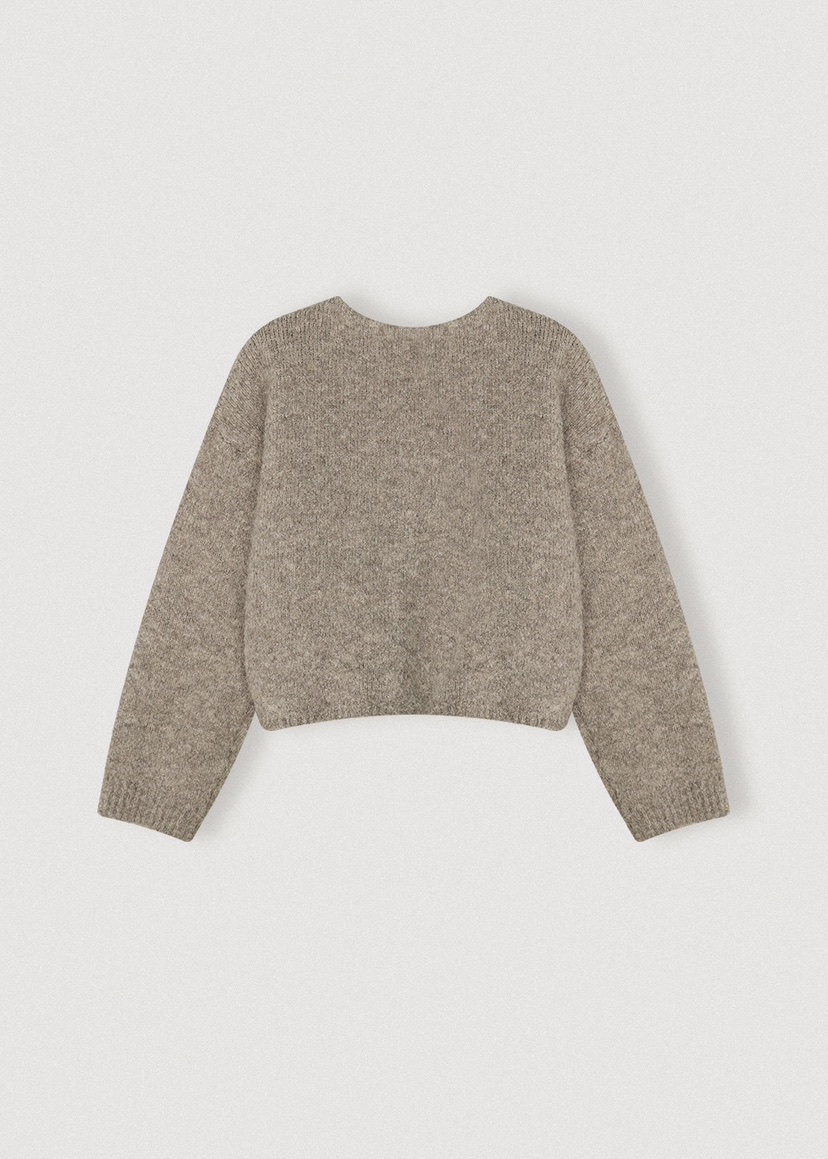 A Flan東大門㊣直郵女裝新款時尚熱賣真品針織衫泰迪熊開衫AFN/FLAN EDITION針織衫