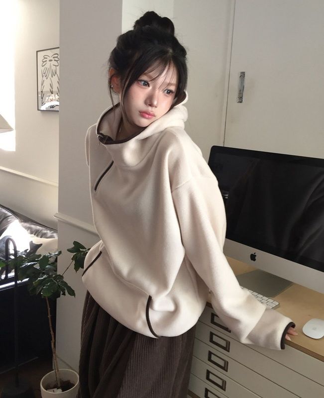 STAY HERE韓國直郵㊣女裝新品熱賣推薦時尚職業衛衣連帽衫STAY HERE衛衣