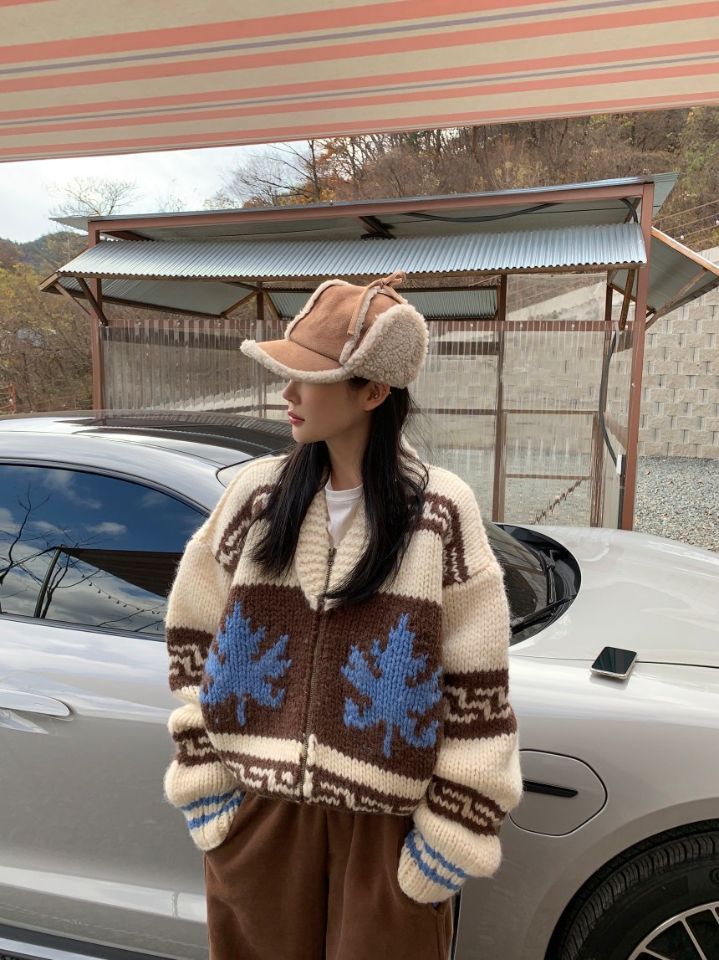 STAY HERE東大門㊣直郵女裝新款休閑真品職業25秋冬時尚毛衣STAY HERE毛衣