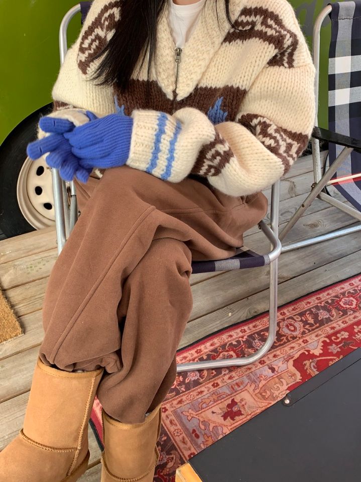 STAY HERE東大門㊣直郵女裝新款休閑真品職業25秋冬時尚毛衣STAY HERE毛衣