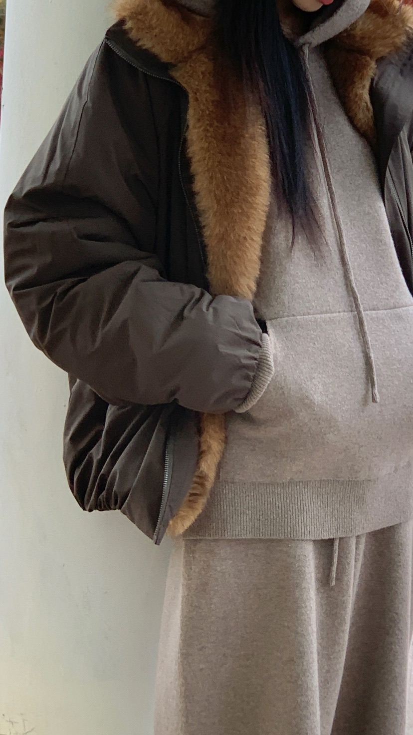 OVER RICH韓國直郵㊣女士新品職業推薦25秋冬休閑人氣夾克OVER RICH夾克