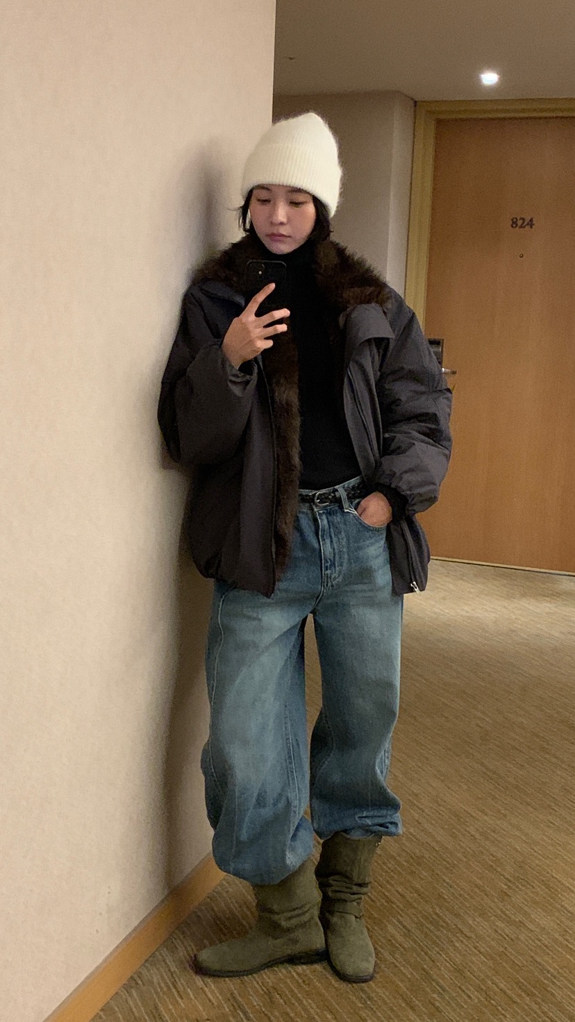 OVER RICH韓國直郵㊣女士新品職業推薦25秋冬休閑人氣夾克OVER RICH夾克