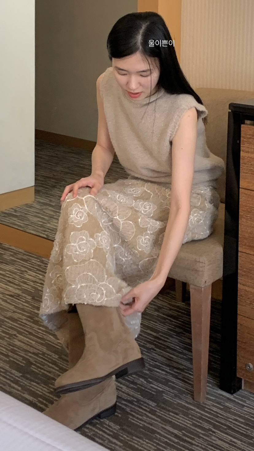 OVER RICH東大門㊣實拍女士新品人氣25秋冬真品職業時尚長裙OVER RICH長裙