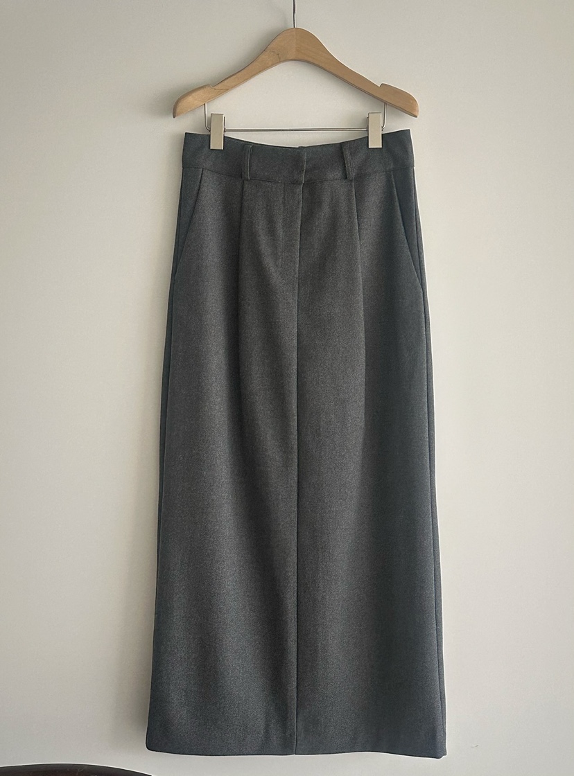 BYRING韓國直郵㊣女士新品人氣真品25秋冬休閑職業推薦長裙BYRING長裙