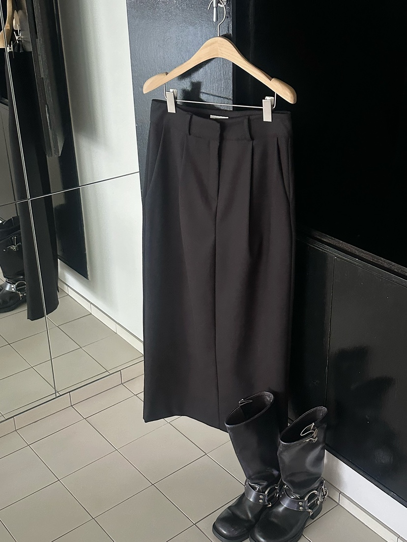 BYRING韓國直郵㊣女士新品人氣真品25秋冬休閑職業推薦長裙BYRING長裙