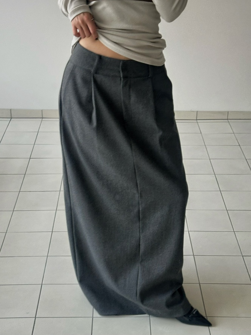 BYRING韓國直郵㊣女士新品人氣真品25秋冬休閑職業推薦長裙BYRING長裙