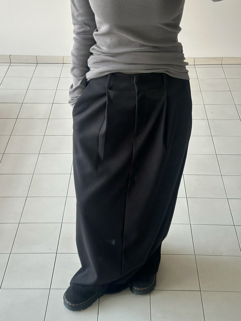 BYRING韓國直郵㊣女士新品人氣真品25秋冬休閑職業推薦長裙BYRING長裙