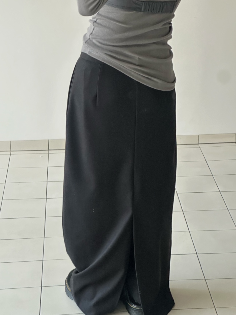 BYRING韓國直郵㊣女士新品人氣真品25秋冬休閑職業推薦長裙BYRING長裙