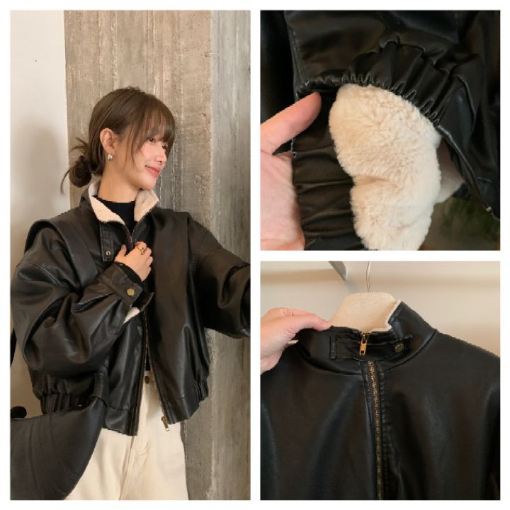 STAY HERE東大門㊣代購女裝新品休閑職業推薦人氣真品夾克STAY HERE夾克