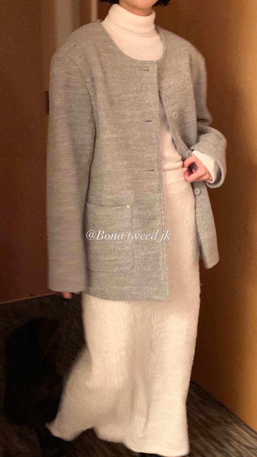 OVER RICH韓國直郵㊣女裝新品時尚職業人氣休閑熱賣夾克花呢OVER RICH夾克