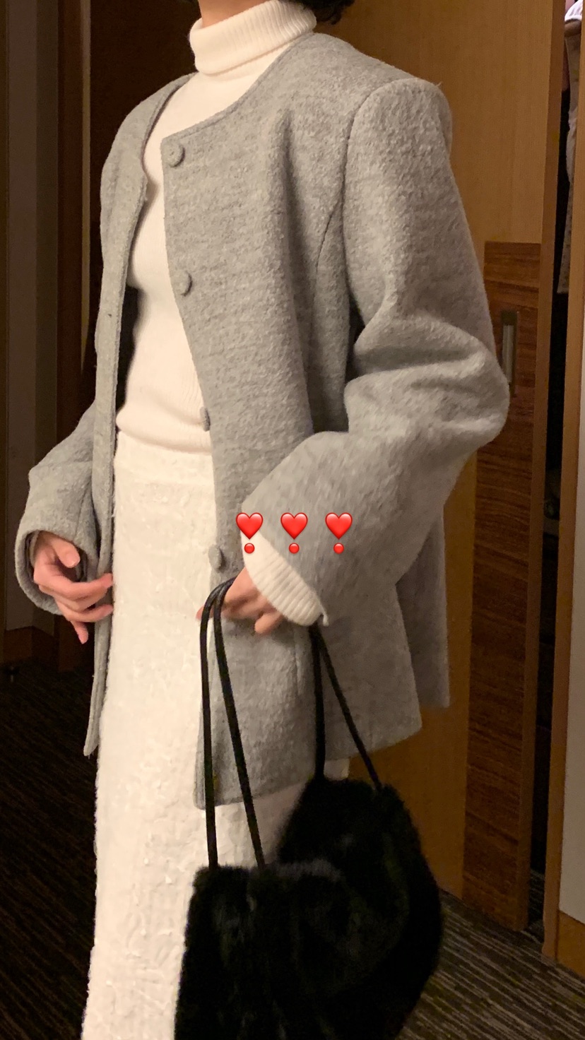 OVER RICH韓國直郵㊣女裝新品時尚職業人氣休閑熱賣夾克花呢OVER RICH夾克