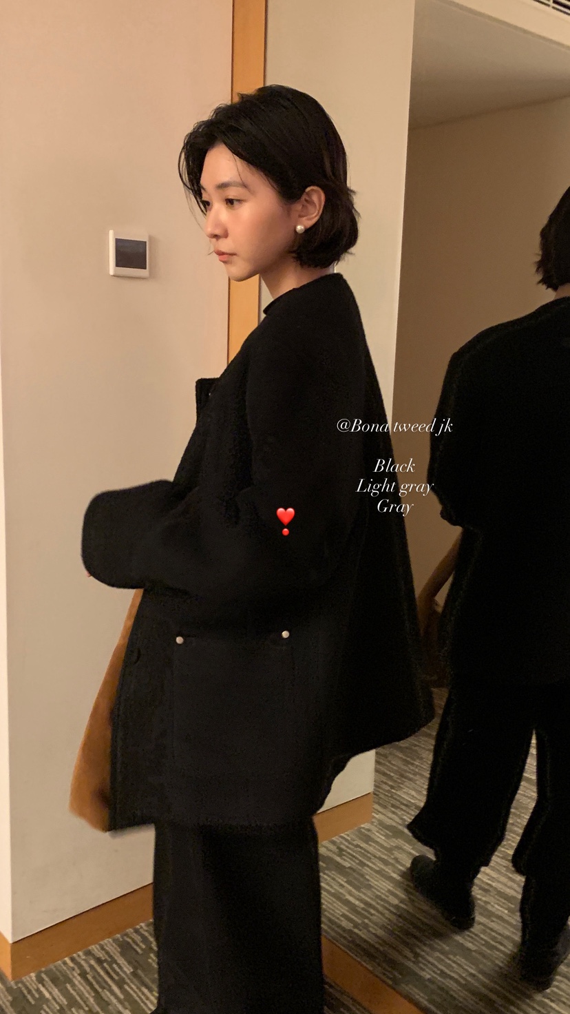 OVER RICH韓國直郵㊣女裝新品時尚職業人氣休閑熱賣夾克花呢OVER RICH夾克