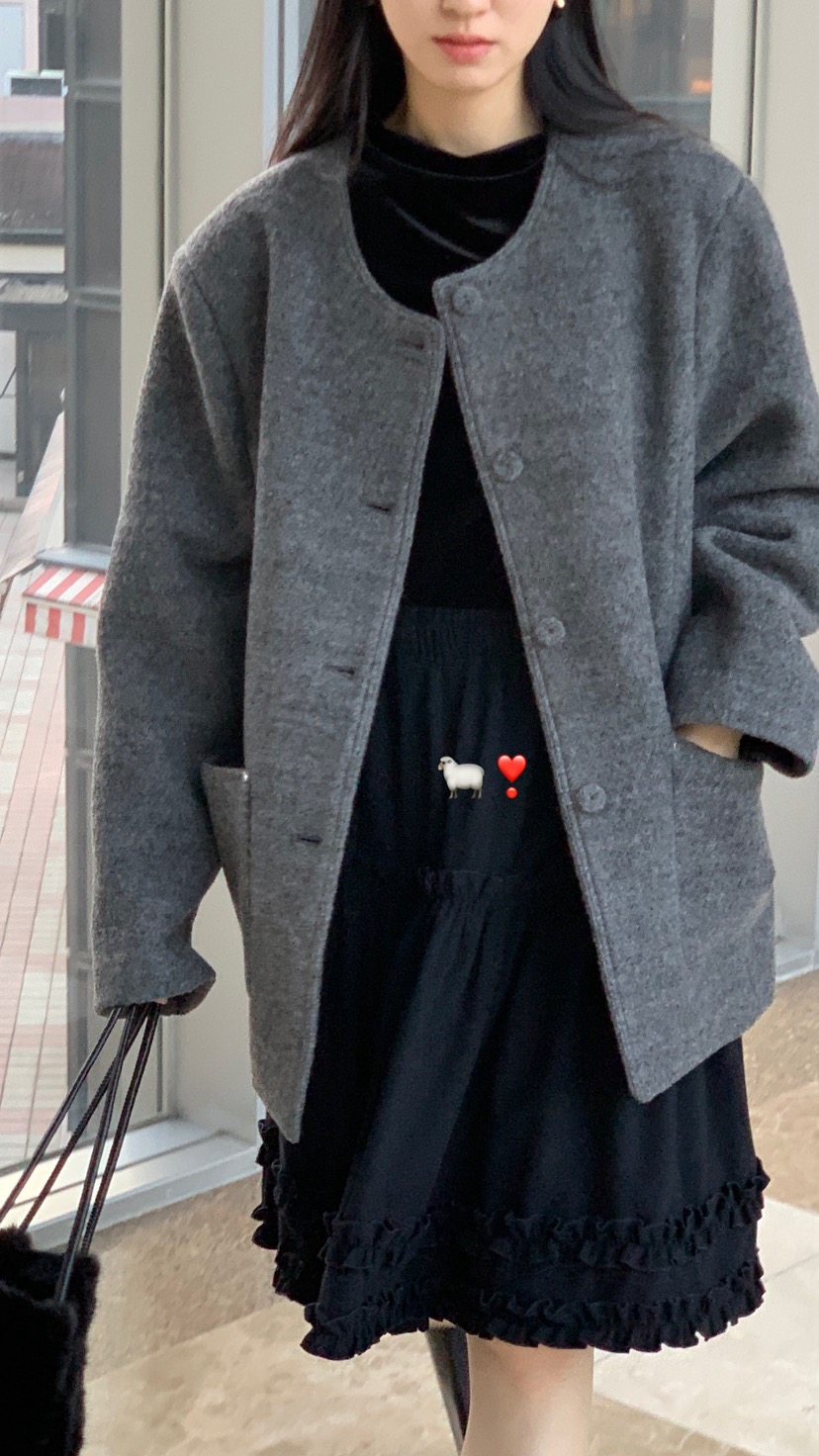 OVER RICH韓國直郵㊣女裝新品時尚職業人氣休閑熱賣夾克花呢OVER RICH夾克