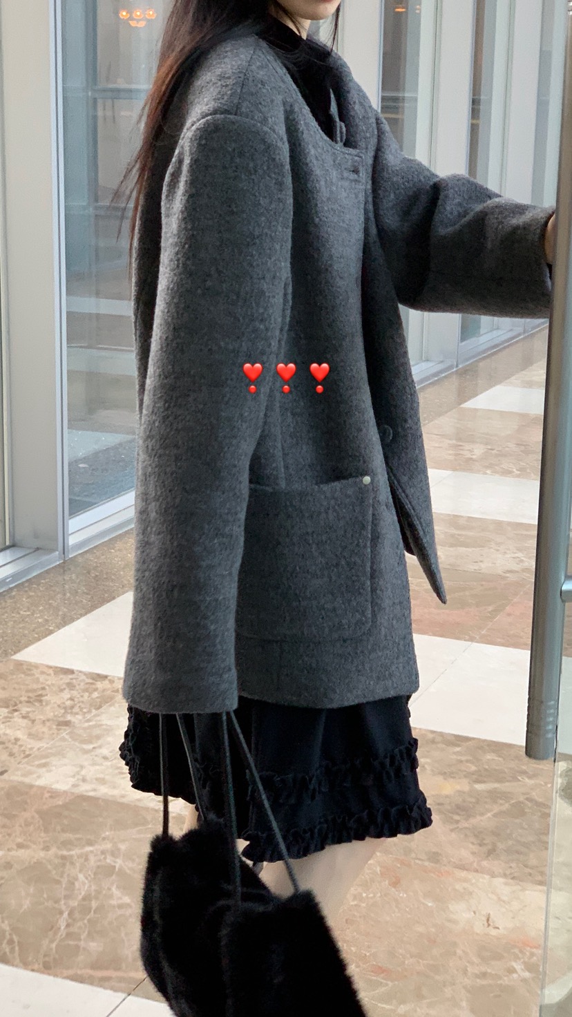 OVER RICH韓國直郵㊣女裝新品時尚職業人氣休閑熱賣夾克花呢OVER RICH夾克