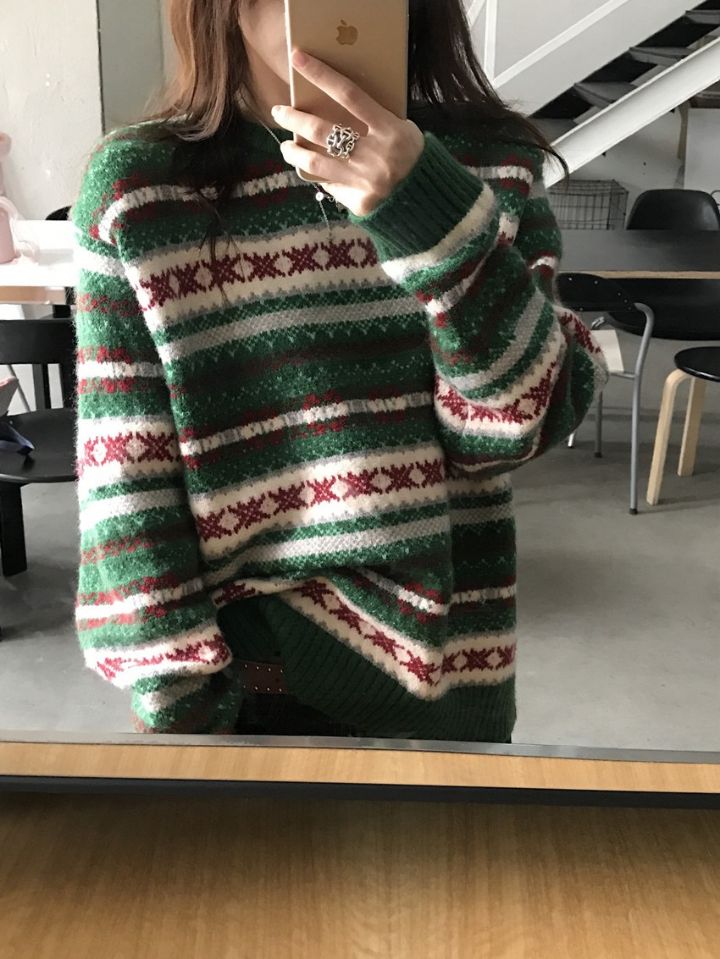 STAY HERE東大門㊣實拍女士新品休閑真品人氣時尚職業針織衫STAY HERE針織衫