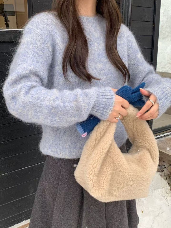 STAY HERE韓國代購㊣女士新款熱賣休閑25秋冬手拿包腋下包STAY HERE手拿包/腋下包